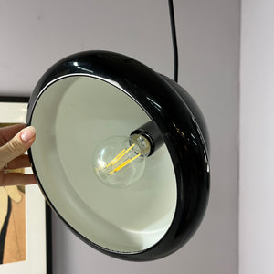 Hängelampe Bowlerhat schwarz