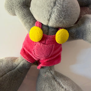 Diddl Maus mit pinker Latzhose von Thomas Goletz