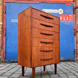 Kommode Teak mit Schloss aus Dänemark