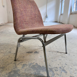 Sessel Lufthavnsstol orange Chrom von Anden Arkitekt für Duba Møbelindustri