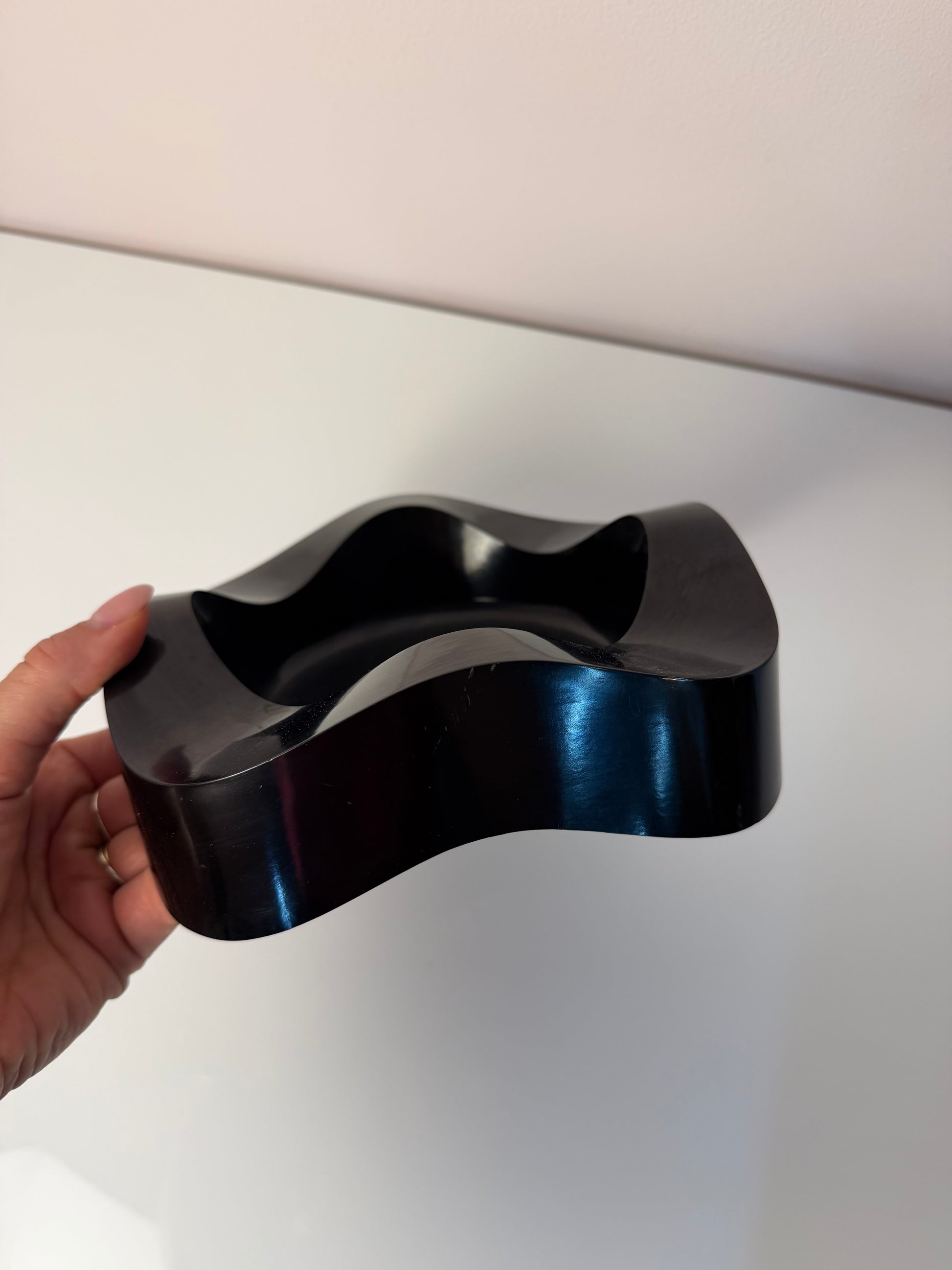 Aschenbecher schwarz von Walter Zeischegg für Helit