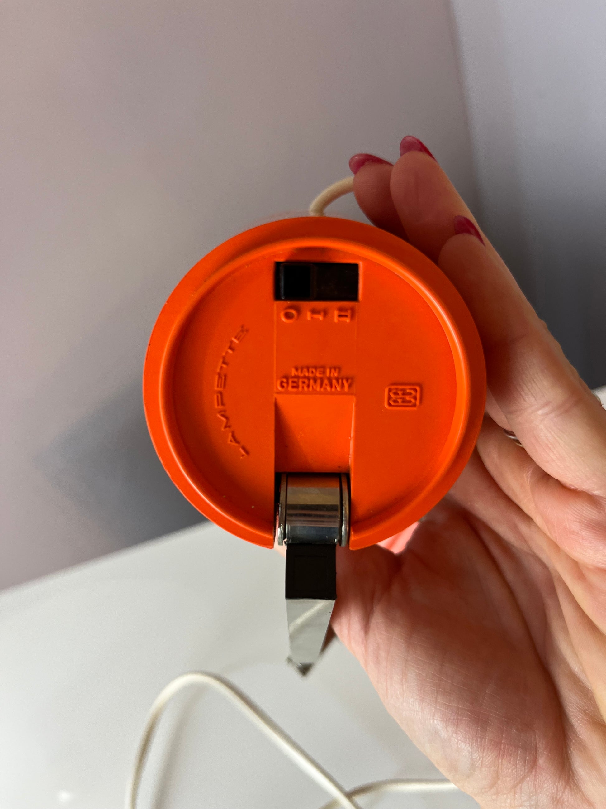 Tischlampe Lampette orange von Eichhoff