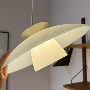 Lamellenlampe Typ T1648 Milchglas von Belid