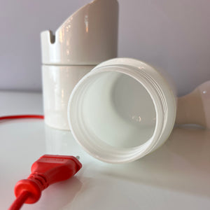 Wand-oder Tischlampe Modell 6050 weiß von Sigvard Bernadotte für Ifö