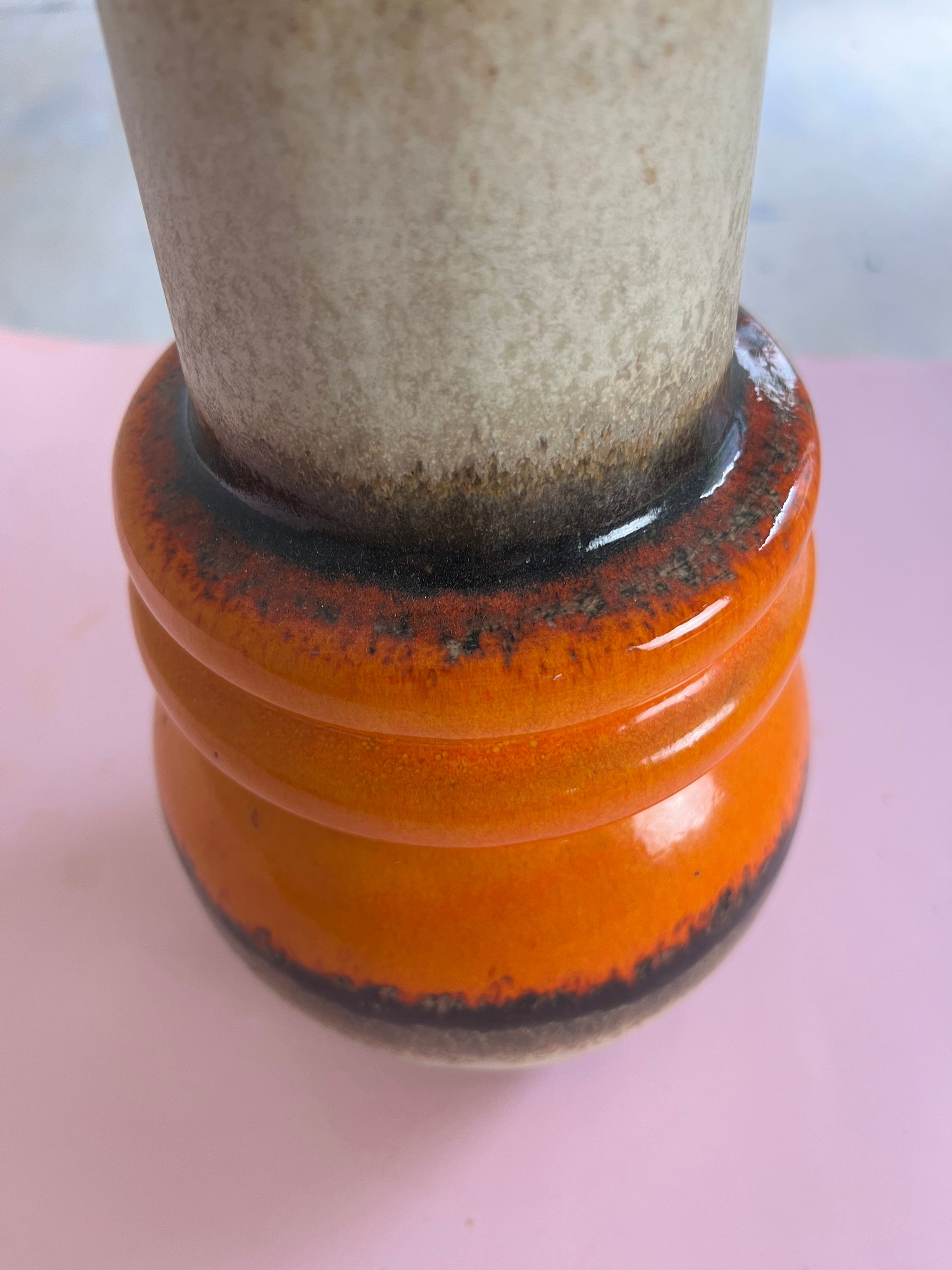 Vase 428-26 Fat Lava von Scheurich West Germany