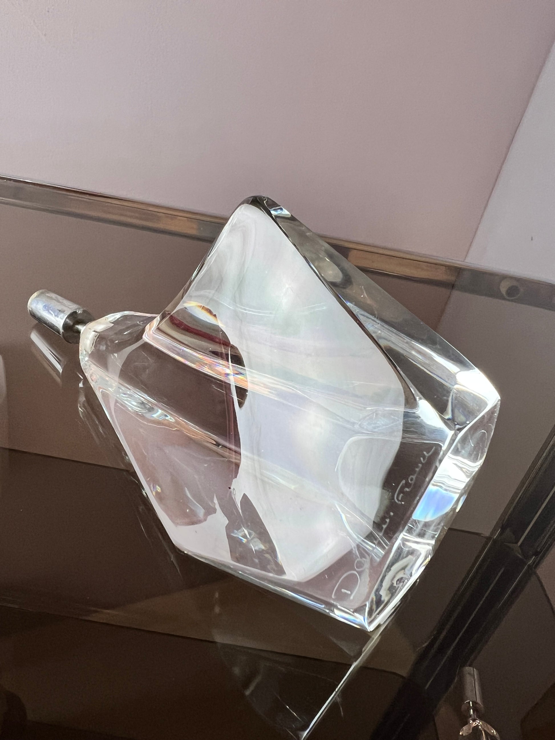 Kerzenständer Iceberg Glas von Daum Nancy