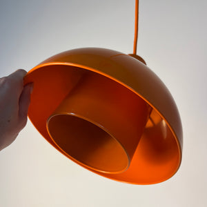 Hängelampen Minisol orange von K. Kewo für Nordisk Solar