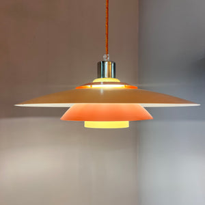 Lamellenlampe neu lackiert peach