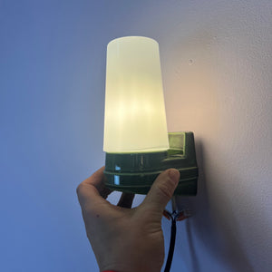Wandlampe grün Sigvard Bernadotte für Ifö