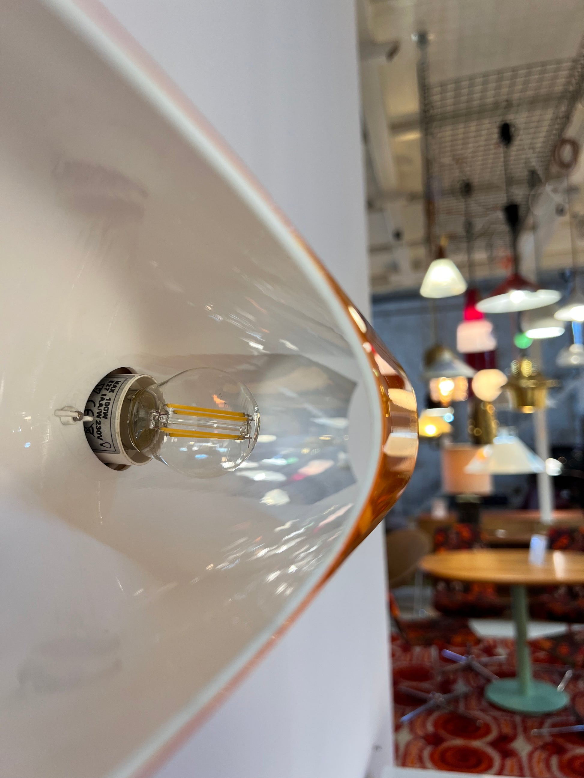 Wandlampe Shakti Wall Fix orange von Marzio Rusconi Clerici für Kundalini