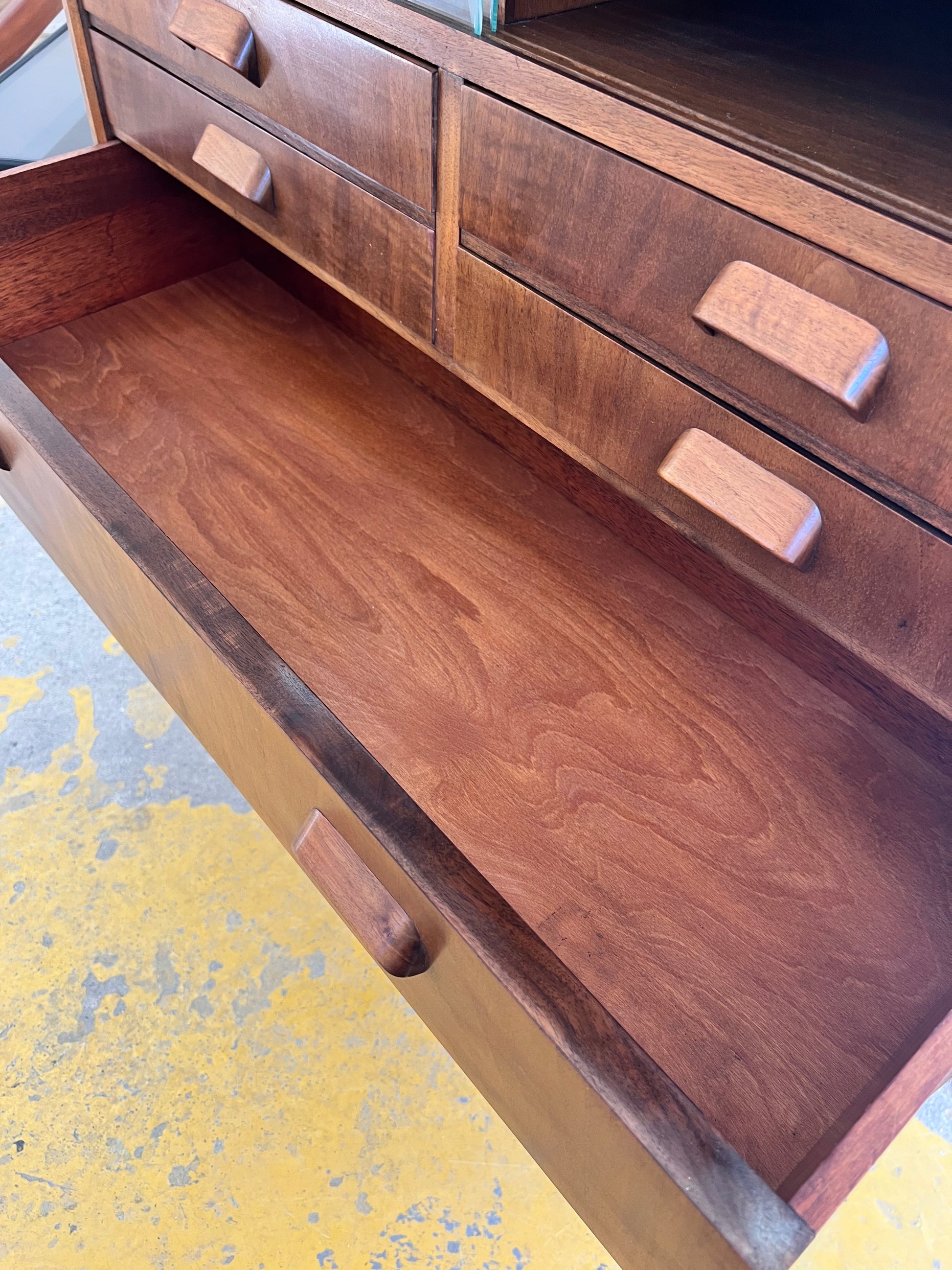 Vitrinenschrank Teak aus Dänemark