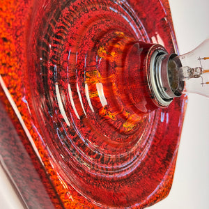 Wandlampe rot Keramik von Hustadt Leuchten