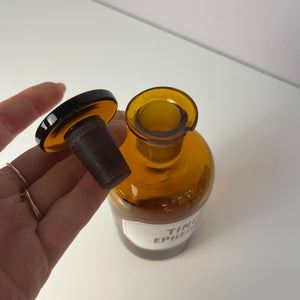 Apothekerglas Tinct. Ephedrae braun