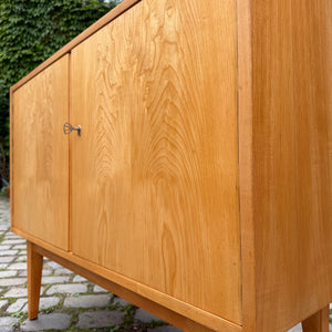 Kommode Typ 602/A Esche mit Schranktüren von Franz Ehrlich für Hellerau