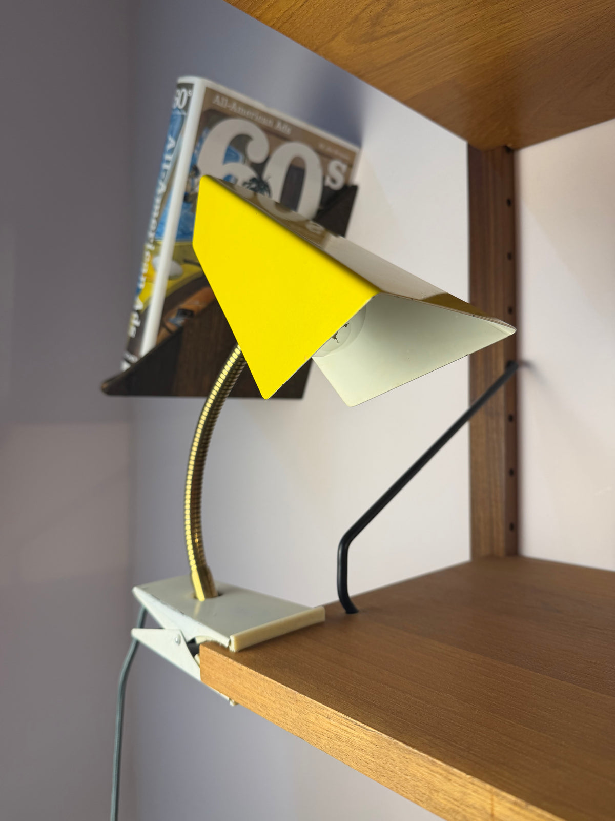 Klemmlampe gelb gold von HOSO (Hoffmeister & Sohn)