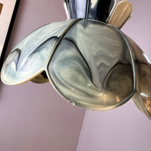 Hängelampe marmorierte Blume Kunststoff aus Dänemark