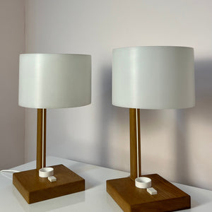Schreibtischlampe weiß Eiche von Luxus Vittsjö