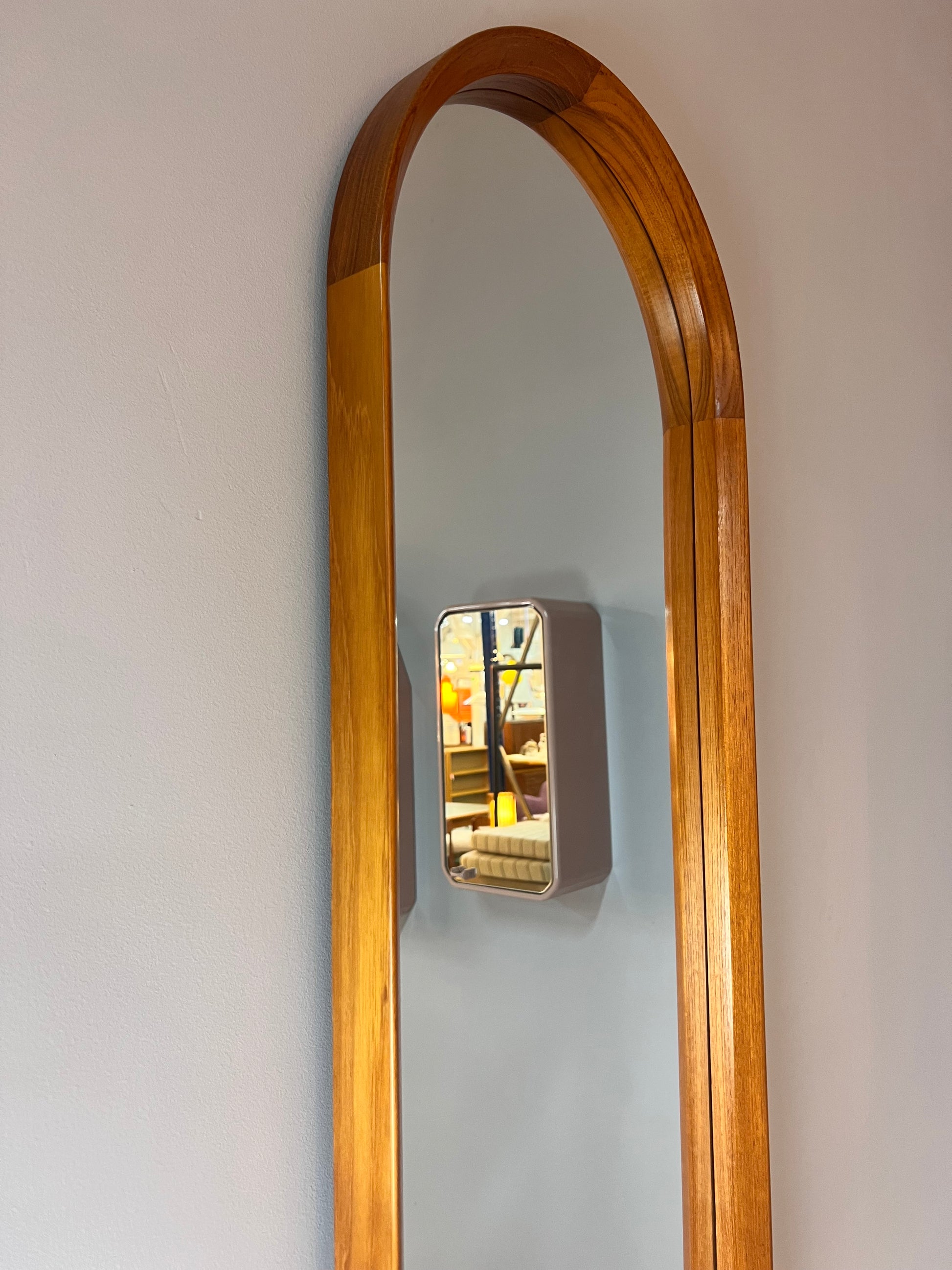 Set: Kommode mit Spiegel Teak