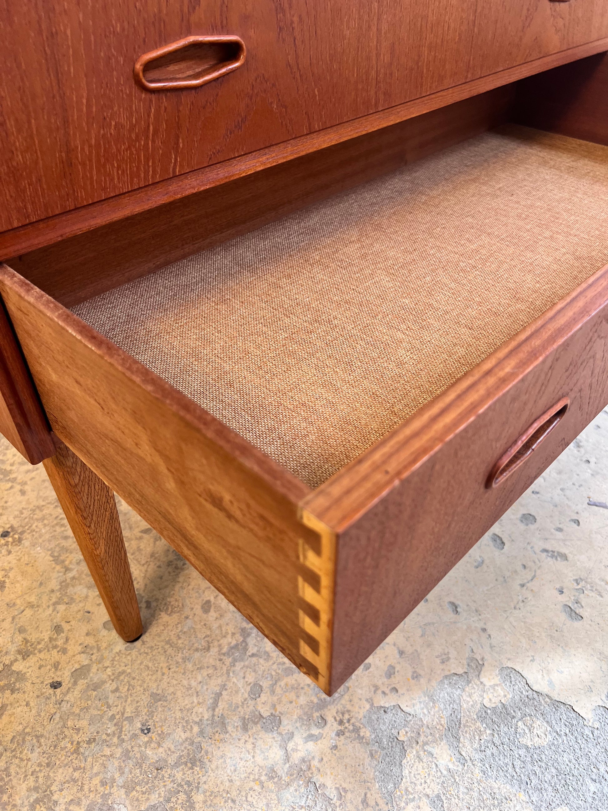 Sekretär Teak aus Dänemark