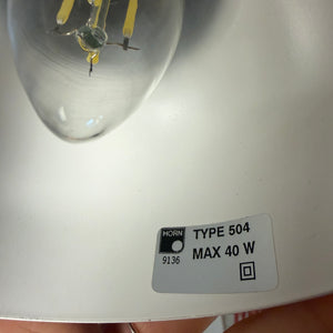 Wandlampe Type 504 rot von Horn