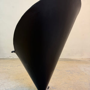 Cone Chair braunes Kunstleder von Verner Panton