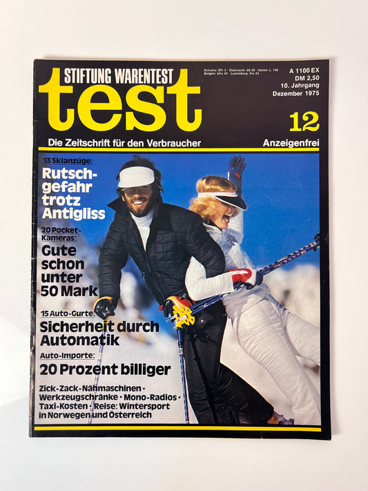 Stiftung Warentest Zeitschrift Dezember 1975