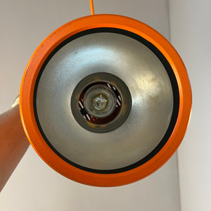 Strahler Unispot orange neu lackiert von Louis Poulsen