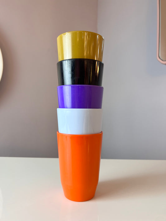 Set: 5 Becher Mepal Service 225 von Rosti