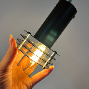 Set: 2x Lamellenlampe schwarz aus Dänemark
