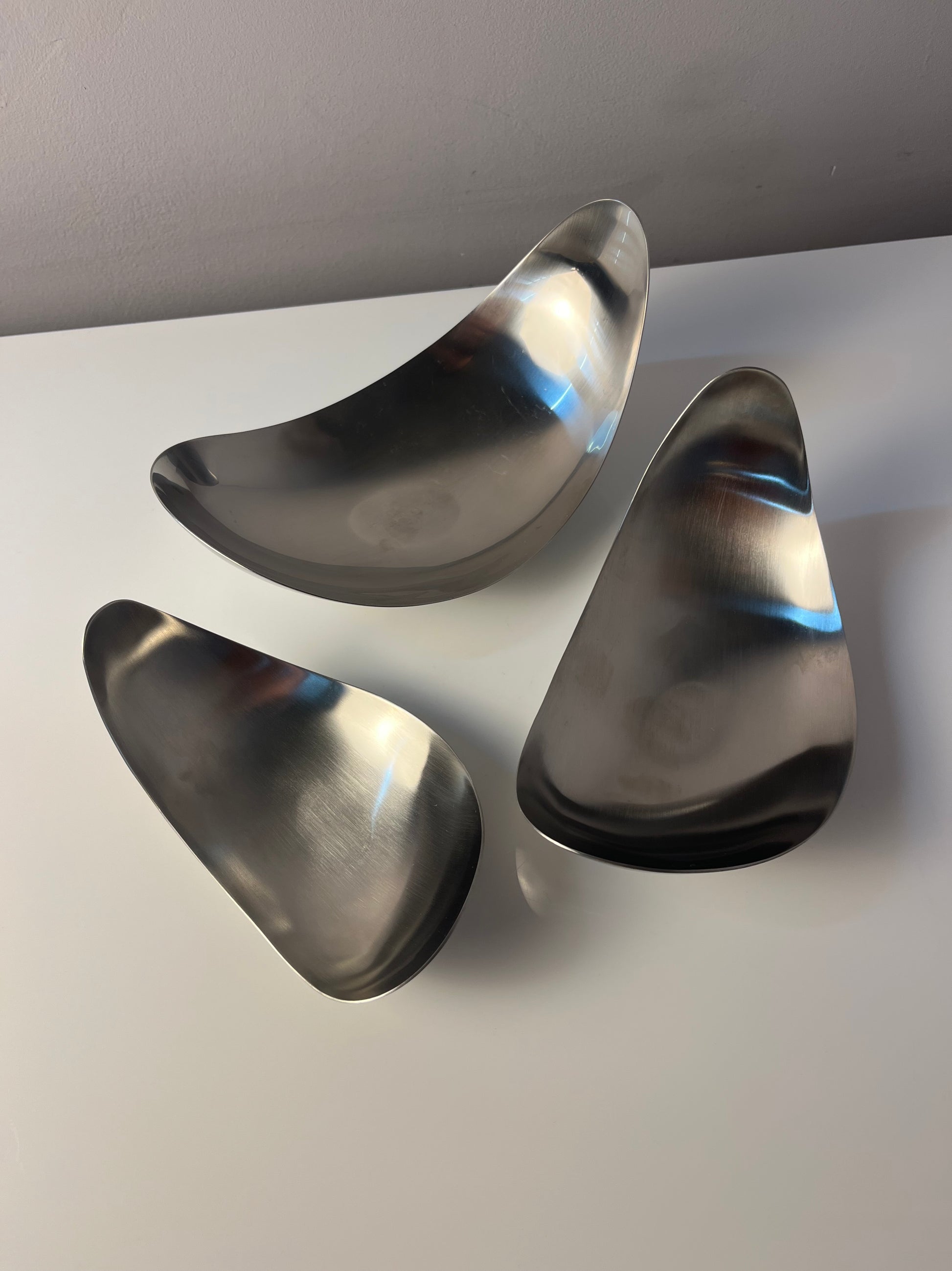 Set: Servierschalen Leaf von Helle Damkjær für Georg Jensen