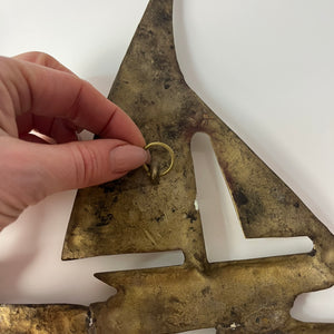 Wanddeko Schiffe Messing aus Dänemark