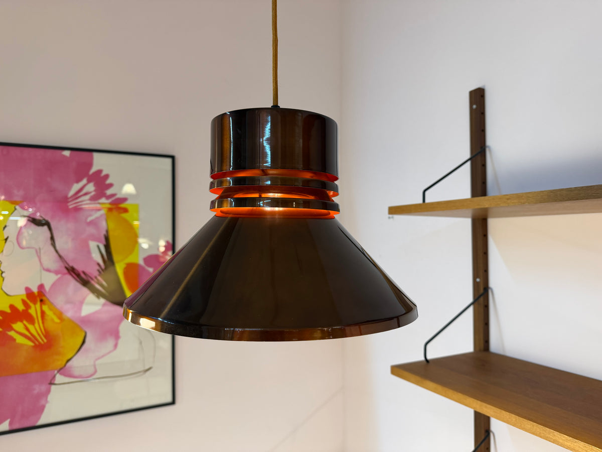 Hängelampe braun orange von Carl Thore