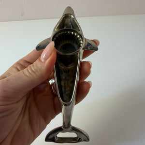 Flaschenöffner Delfin silber aus Dänemark