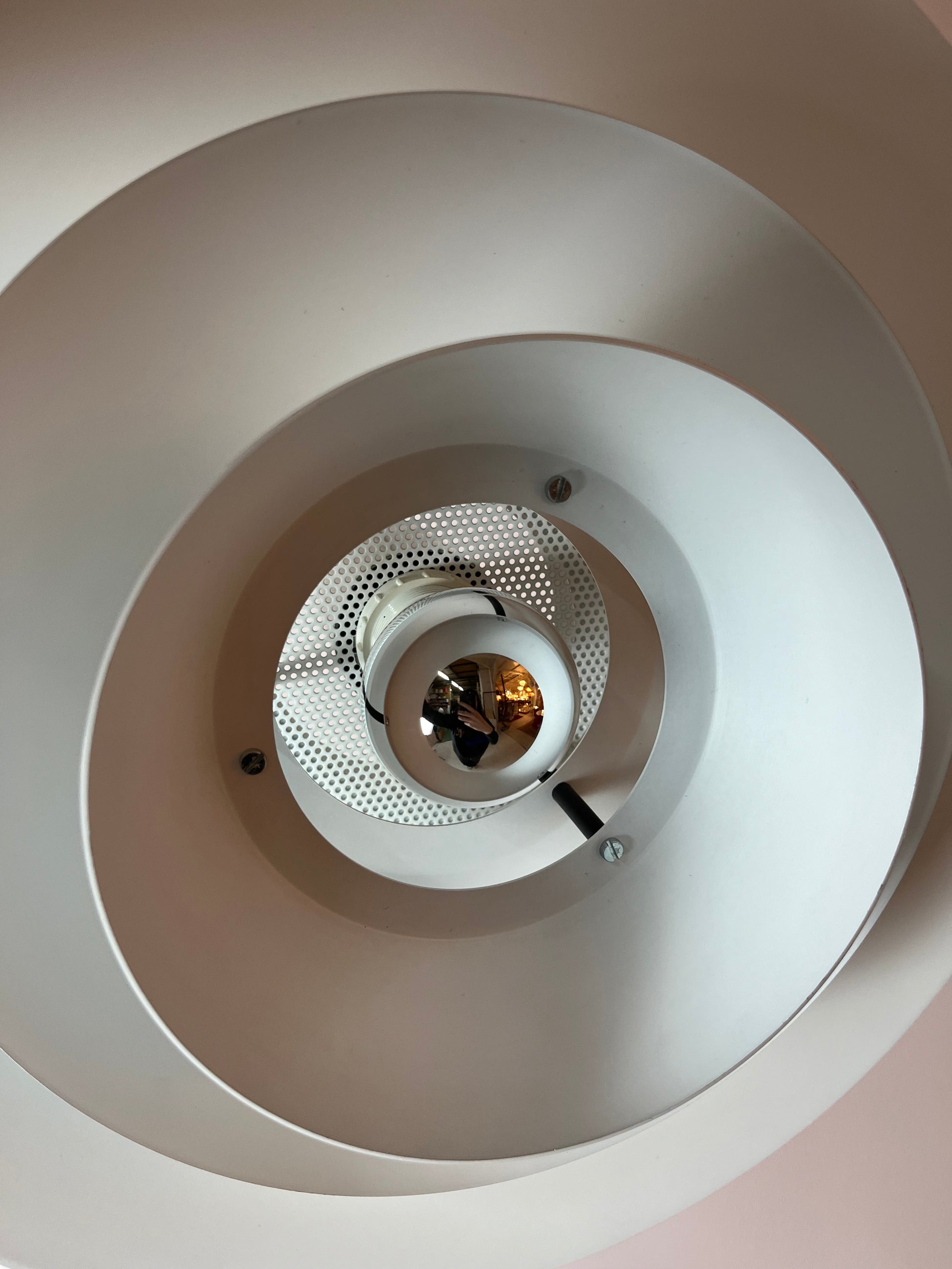 Lamellenlampe weiß aus Dänemark