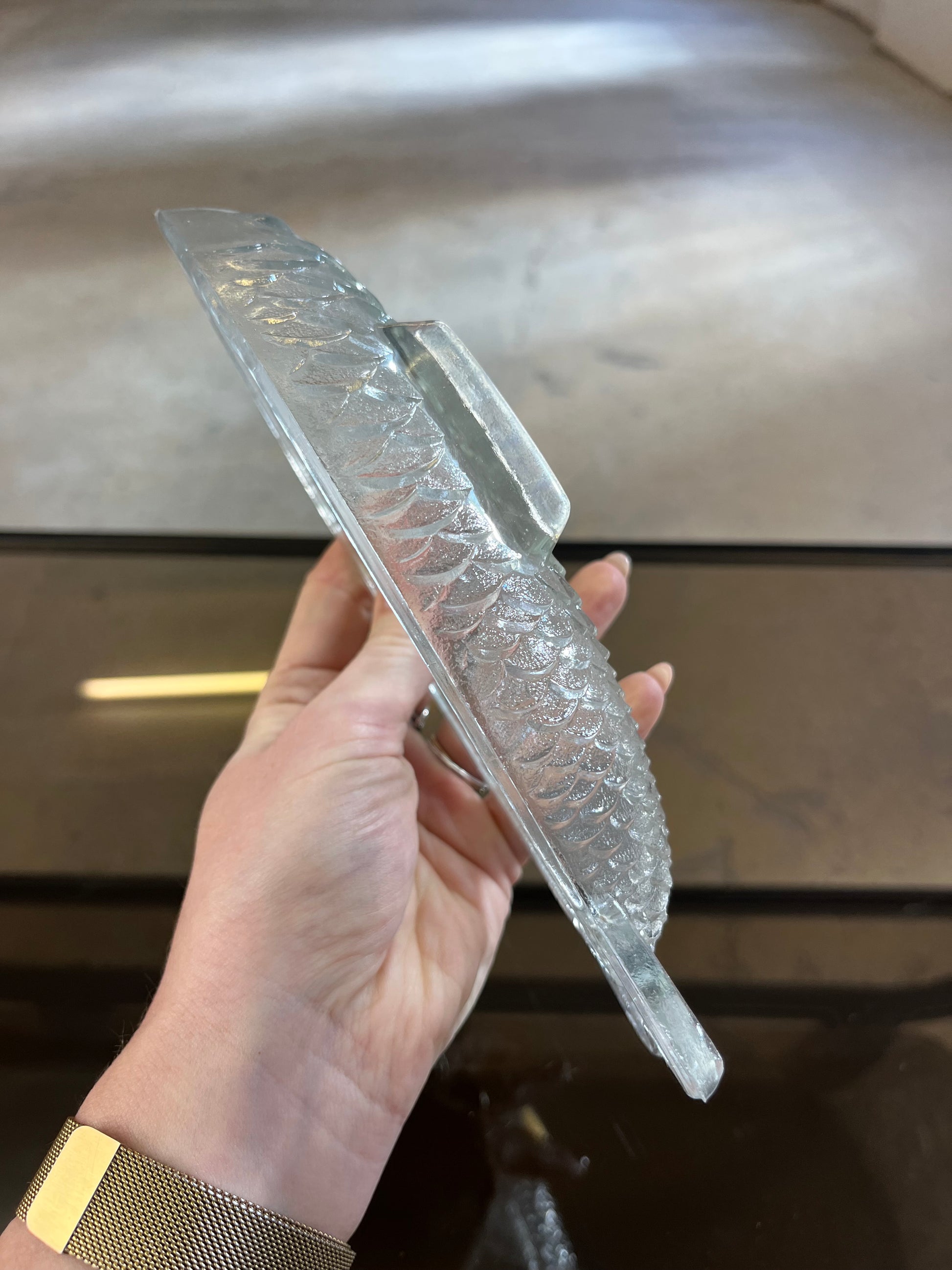 Schale Fisch von Ankerglas Bernsdorf