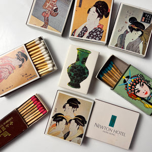 Set: Vintage Streichhölzer Asien