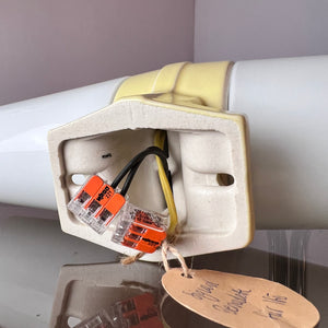 Wandlampe Modell 6065 gelb von Sigvard Bernadotte für Ifö