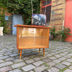 Fernsehvitrine Sapelli-Mahagoni mit drehbare Platte