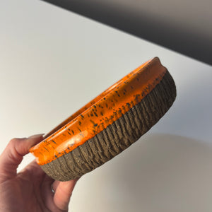 Schale orange Keramik