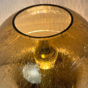 Pilzlampe braun Einschlussglas von Süssmuth Leuchten