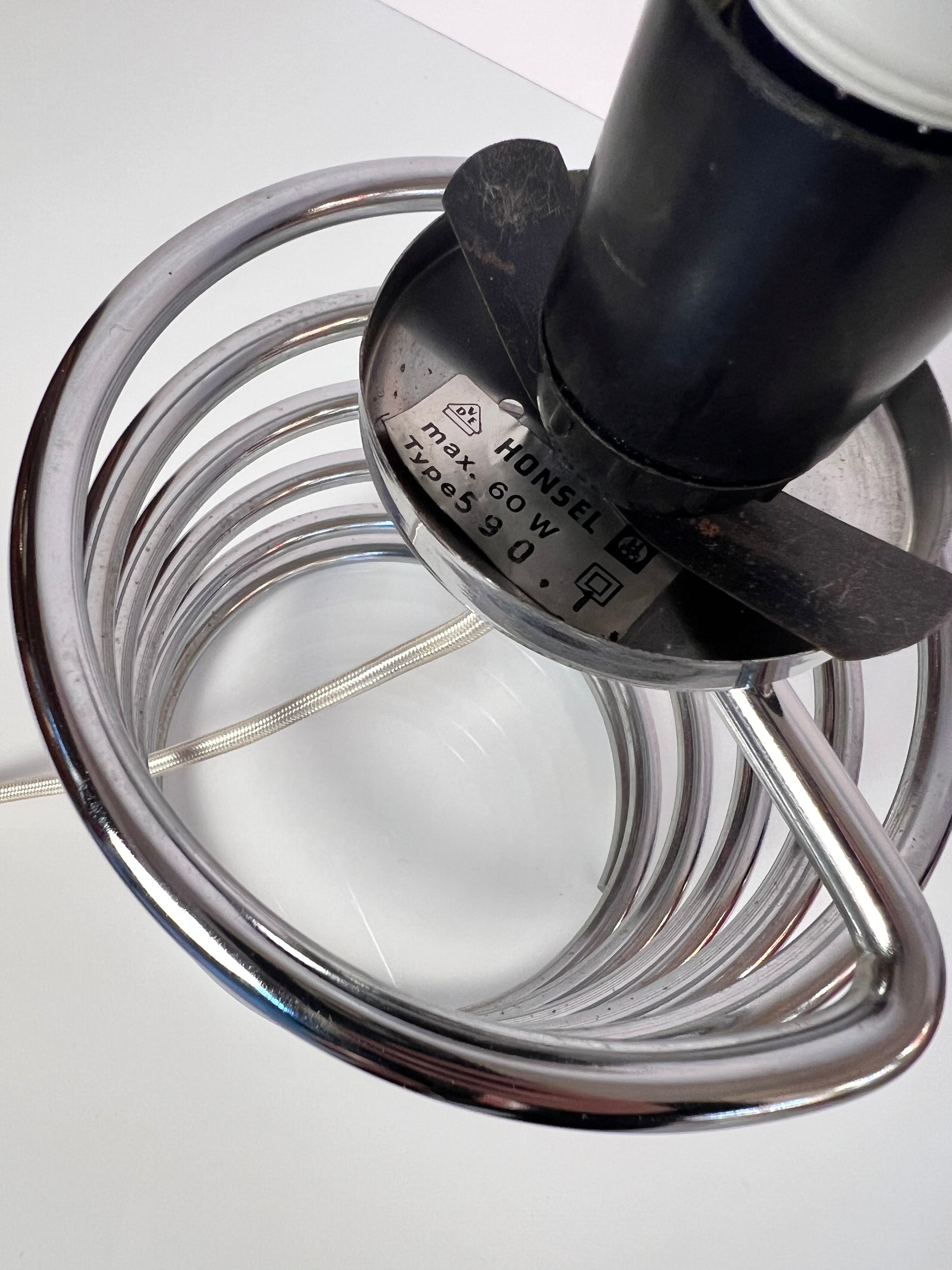 Tischlampe Spirale von Ingo Maurer für Honsel