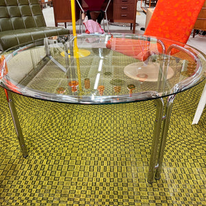 Couchtisch Glas & Chrom