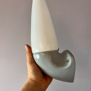 Wandlampe Modell 6035 hellgrau von Sigvard Bernadotte für Ifö