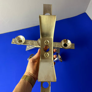 Kerzenständer versilbert von Kurt Radtke für WMF Ikora