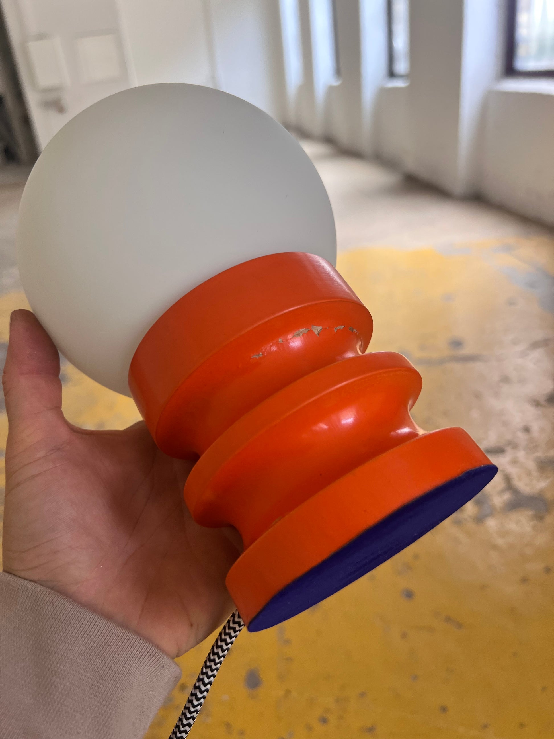 Tischlampe Opalkugel