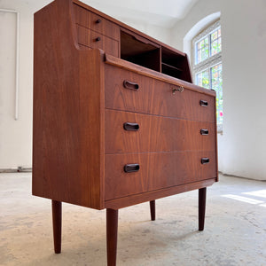 Sekretär Teak mit Spiegel aus Dänemark