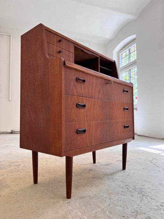 Sekretär Teak mit Spiegel aus Dänemark