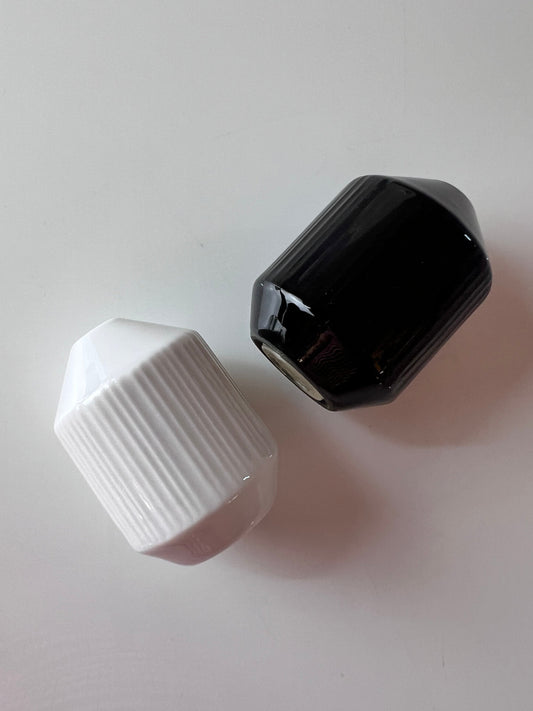 Salz- und Pfefferset schwarz weiß von Tapio Wirkkala für Rosenthal Studio Line