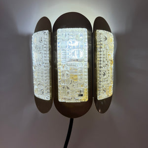 Wandlampe gold Glas von Vitrika