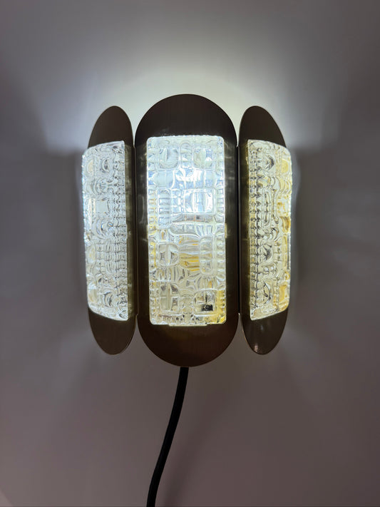 Wandlampe gold Glas von Vitrika